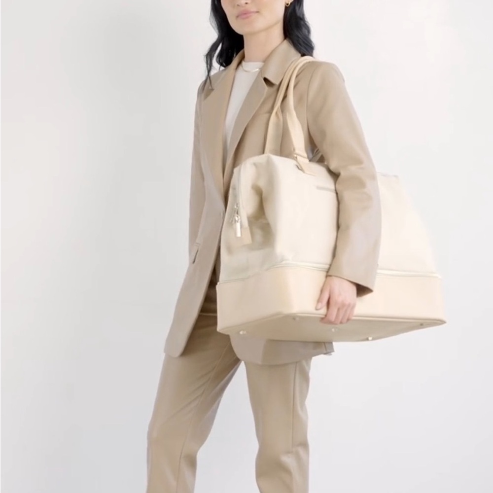 BEIS Beige Travel Weekender Bag - Large